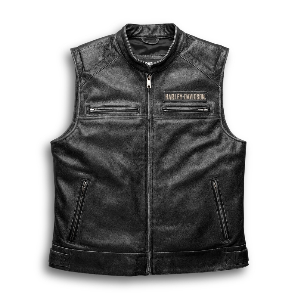 Motorcycle Leather vest  New never worn!